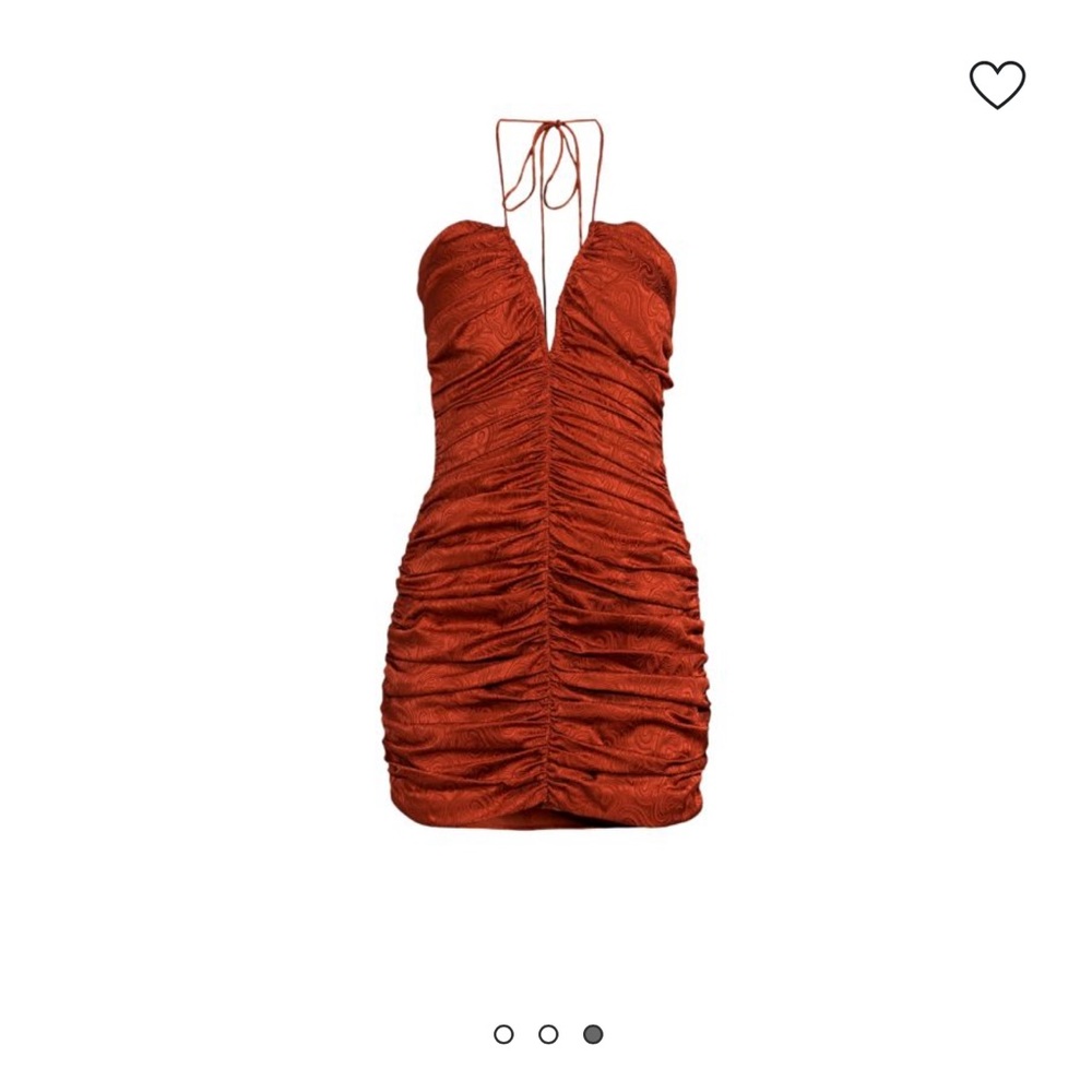 Orielle Ruched Mini Bodycon Dress - Picture 3 of 10